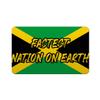 Makoroni - FASTEST NATION ON EARTH Jamaican Jamaica Flag Des#1 Refrigerator Wall Magnet 2x3 inc view 1