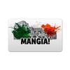 Makoroni - MANGIA! Italy Italian Des#1 Refrigerator Wall Magnet 2x3 inc view 1