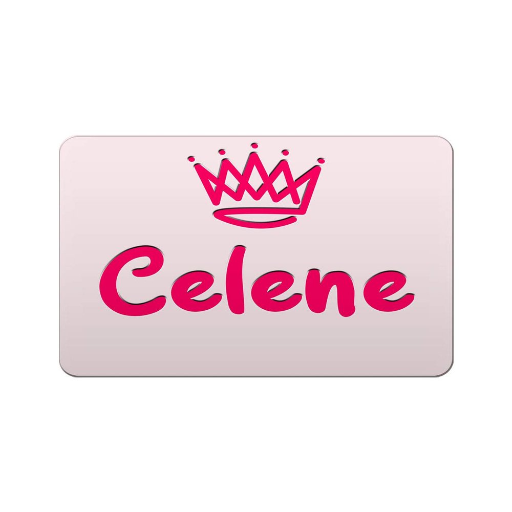 Makoroni - Celene Female and Girl Name Name Refrigerator Wall Magnet 2x3 inc