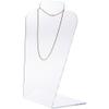 Plymor Clear Acrylic Basic Tall Necklace Display Stand, 8.5" W x 4" D x 11.5" H (2 Pack) view 2