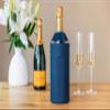 Vinglac Wine Bottle Chiller- Portable Champagne Insulator- Stainless Steel Wine Cooler Sleeve - Keeps Wine Cold (Navy) view 3