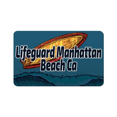 Makoroni - Lifeguard Manhattan Beach Ca Surfing Beach Des#2 Refrigerator Wall Magnet 2x3 inc