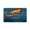 Makoroni - Lifeguard Manhattan Beach Ca Surfing Beach Des#2 Refrigerator Wall Magnet 2x3 inc view 1
