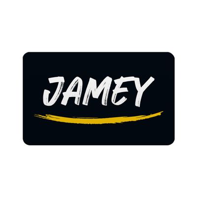 Makoroni - Jamey Male and Boy's Name Des#3 Refrigerator Wall Magnet 2x3 inc