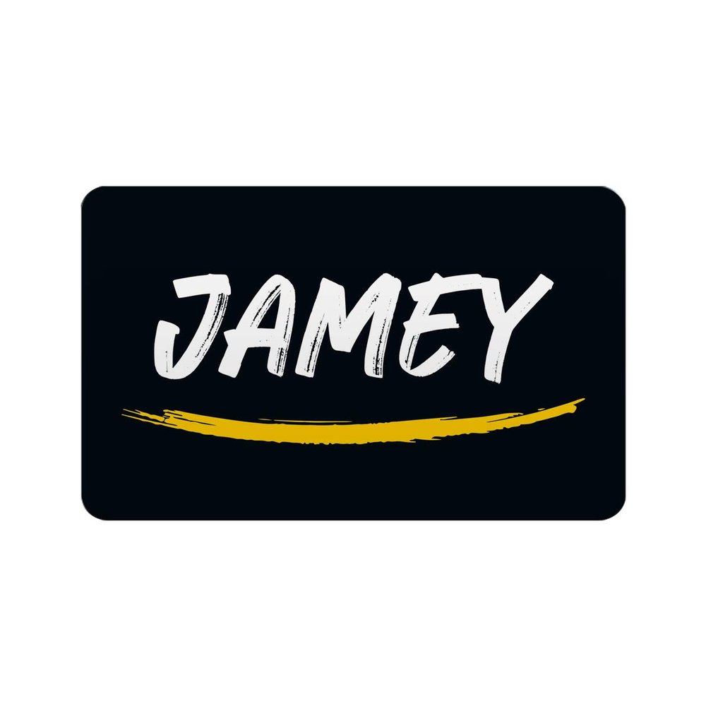 Makoroni - Jamey Male and Boy's Name Des#3 Refrigerator Wall Magnet 2x3 inc