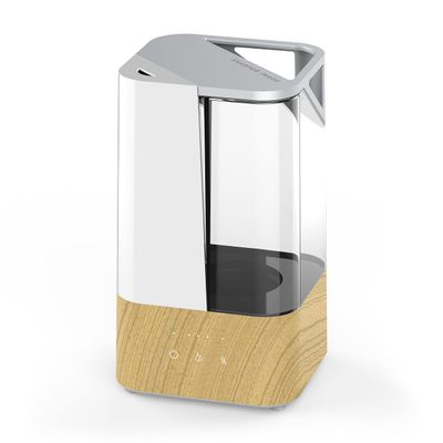 Sharper Image UHS2-SI Ultrasonic Humidifier with 1.5 Gallon Tank, 3 Levels of Warm or Cool Mist, Auto Shut, White, UHS2-SI  1.5 gallon