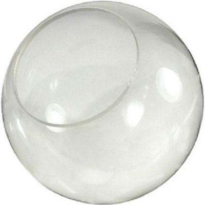 12 Inch Clear Acrylic Globe with 5.25 Inch Opening