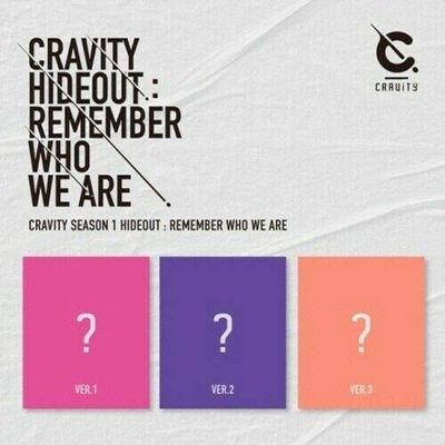 CRAVITY 'Hideout:Remember Who We Are' Cravity Season1. 3 Version SET CD+1p Poster+PhotoBook+1p PhotoCard+1p 4 Cut PhotoCard+1p Sticker+Message PhotoCard SET+Tracking Kpop Sealed