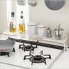Bathroom Shelves WFF Iron Stand, Countertop Stand, Condiment Storage Rack, Bathroom Rack, Kitchen Seasoning Pot view 4