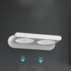 Bathroom Shelves WFF Bathroom Shelf, Wall-Mounted Bracket, Hair Dryer, Comb Stand, Household Storage Box (Color : A) view 3