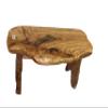 Greener Valley Root Wood Live Edge Bench (Small - 20-24" L x 18" H) view 3