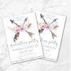 Graduation Party Invitation | Dream Catcher | Graduation Invites | Dreamcatcher | Hippie | College | High School | Class of 2020 view 3