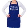 Geek Life: Like Normal Life But With Dragons - Unisex Adult Kitchen/BBQ Apron - Royal Blue - One Size view 1