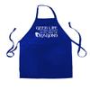 Geek Life: Like Normal Life But With Dragons - Unisex Adult Kitchen/BBQ Apron - Royal Blue - One Size view 3
