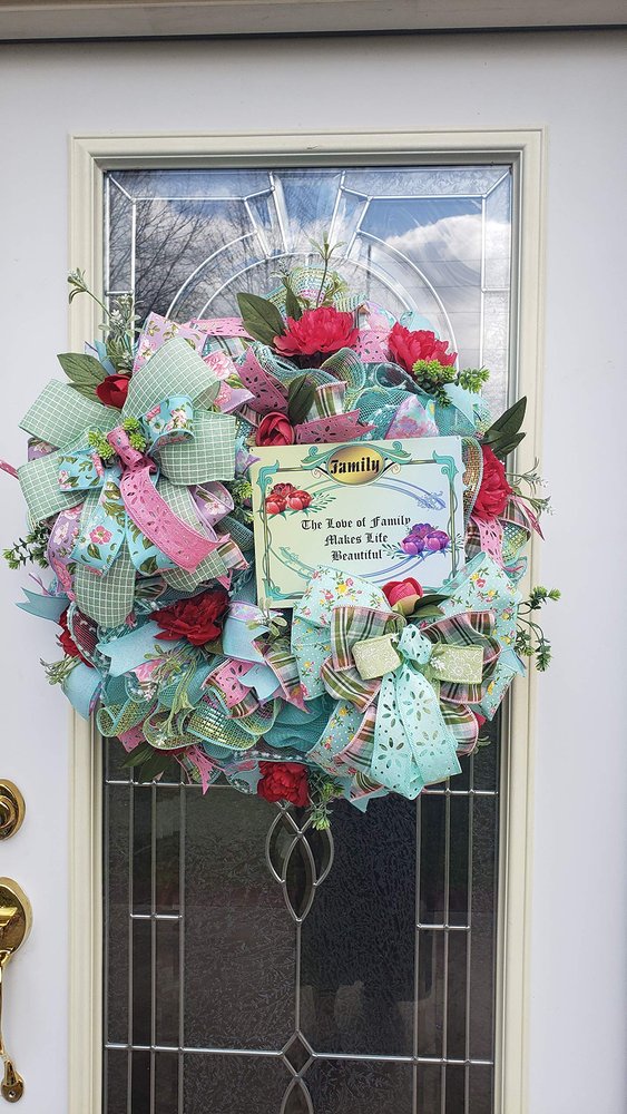 Family Wreath, Spring Wreath for Family, Love of Family