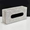 Bestbling Luxury Crystal Rhinestone Handmade Bling Decorative Tissue Holder Box Case (Silver) view 3