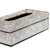 Bestbling Luxury Crystal Rhinestone Handmade Bling Decorative Tissue Holder Box Case (Silver) view 4