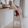 Adjustable Toddler Kitchen tower, Convertible Kitchen Observation Tower, toddler Kitchen Stool, Toddler Step Stool, Kids Step stool, Montessori Furniture, Bathroom Step Stool view 4