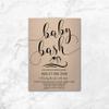 Baby Bash Shower Invites | Baby Brewing Shower Invitation | Rustic Baby Shower | Couples Baby Shower | Baby Bash Invites | Kraft | Craft view 3