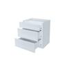 Thaweesuk Shop White 24 inch Kitchen Bathroom Vanity Shaker Cabinet Door Base Wall New Birch Solid Wood Hardwood Plywood 24" Wide x 34 1/2" High x 24" Deep of Set view 4