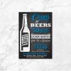Cheers & Beers Birthday Invitations | Cheers and Beers Invites | Rustic Surprise Birthday | 30th 40th 50th 60th 70th Birthday | Retro | Beer view 2