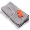 Caldo Linen Dinner Napkins - Soft and Durable Cloth - 4 Pack - 20x20 inch (Grey) view 1