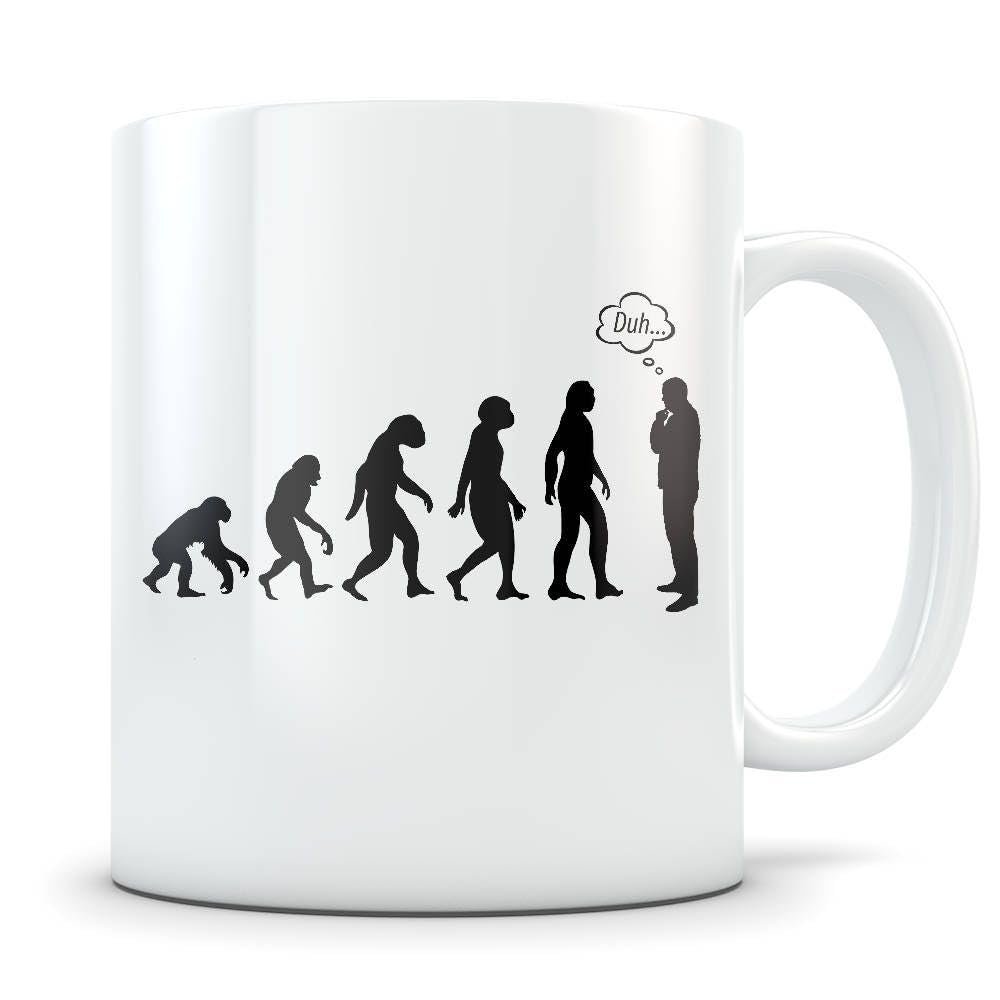 Atheist gift, atheist mug, atheist gift idea, atheist gift for men, charles darwin gift, evolution, heathen gift, heathen mug, darwin gift
