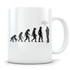 Atheist gift, atheist mug, atheist gift idea, atheist gift for men, charles darwin gift, evolution, heathen gift, heathen mug, darwin gift view 1