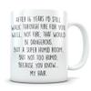16th anniversary mug for men, 16th anniversary mug for him, 16 anniversary, 16 year anniversary, 16th wedding anniversary, funny gift view 1