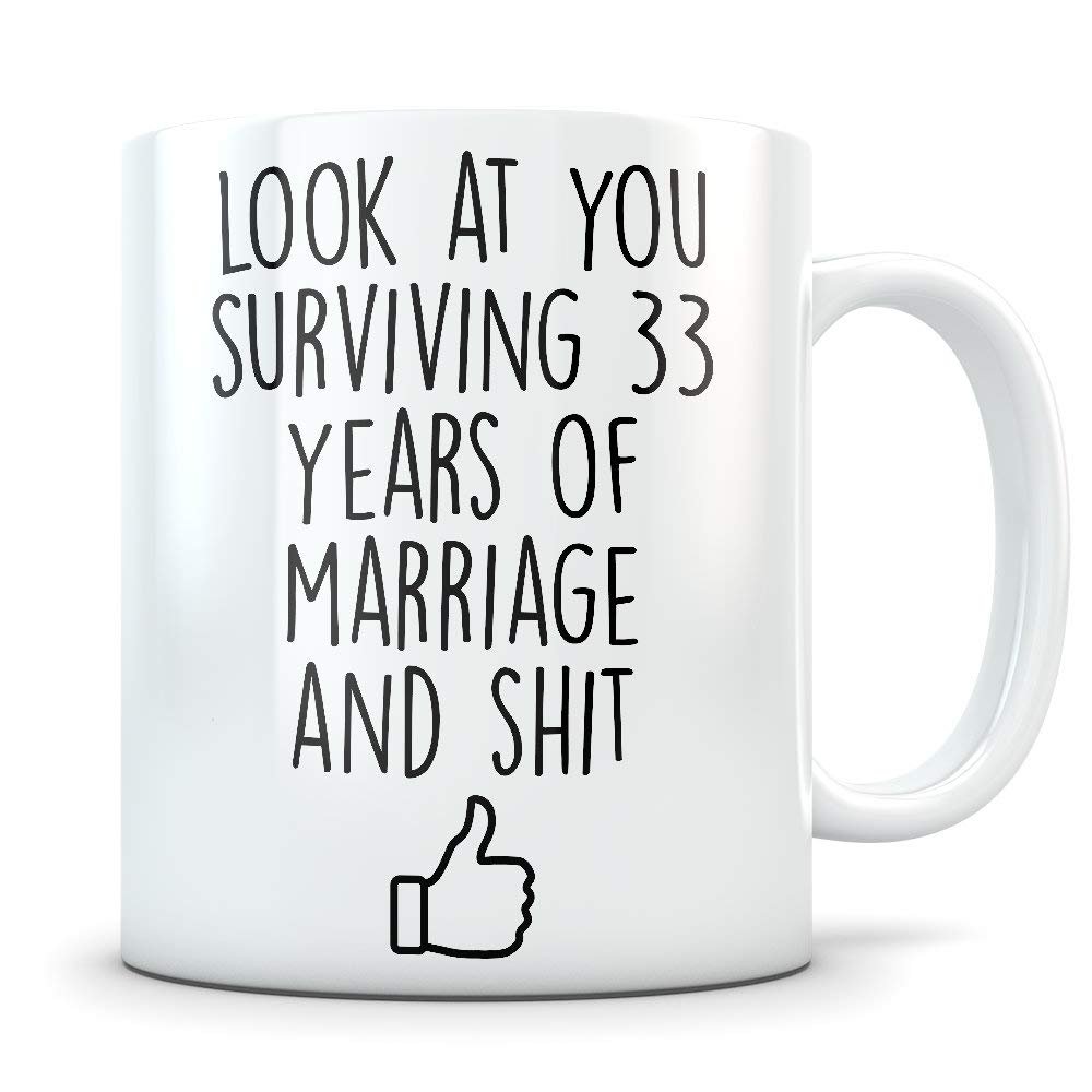 33rd anniversary mug for men, 33rd anniversary mug for him, 33 anniversary, 33 year anniversary, 33rd wedding anniversary