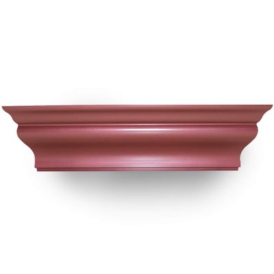 HealthyShelf Deep Spicy Red ABS Plastic MultiFold Paper Towel Dispenser - Handy Wall Mount, Multi-Use Decorative Shelf Dispenser for Bath, Kitchen, Laundry Room