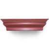 HealthyShelf Deep Spicy Red ABS Plastic MultiFold Paper Towel Dispenser - Handy Wall Mount, Multi-Use Decorative Shelf Dispenser for Bath, Kitchen, Laundry Room view 1