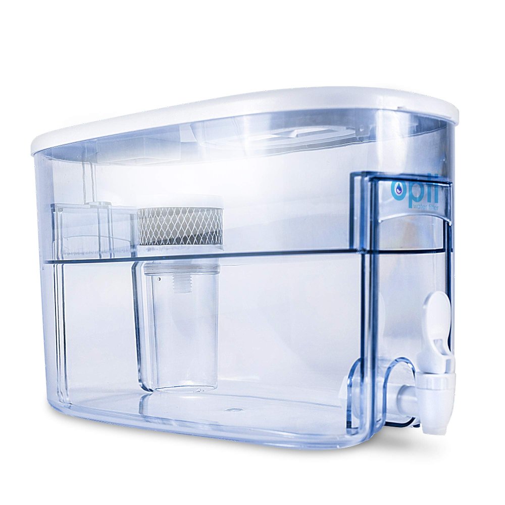 Alkaline Water Filter Pitcher OPTI Chill Refrigerator Filter Purification Water Unit Dispenser Naturally Enhances Alkalinity up to pH-9.0 Removes up to 99.99% of Harmful Contaminants and Free Radicals