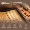 220 Pcs Unbleached Parchment Paper Baking Sheets, Baklicious Pre-cut Heavy Duty Parchment Baking Paper for Air Fryer, Oven, Bakeware, Steaming, Cooking Bread, CupCake, Cookies view 4