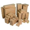N'icePackaging - 25 Qty Mixed Brown Kraft Cotton Filled Gift Boxes view 1
