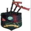 Sutherland Clan Musical Bagpipe Fridge Magnet, Made in Scotland view 1