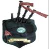 Black Watch Tartan Clan Musical Bagpipe Fridge Magnet, Made in Scotland view 1