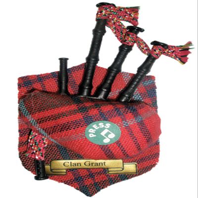 Grant Clan Musical Bagpipe Fridge Magnet, Made in Scotland