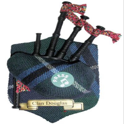 Douglas Clan Musical Bagpipe Fridge Magnet, Made in Scotland