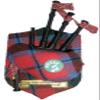 MacNaughton Clan Musical Bagpipe Fridge Magnet, Made in Scotland view 1