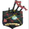 MacLaren Clan Musical Bagpipe Fridge Magnet, Made in Scotland view 1