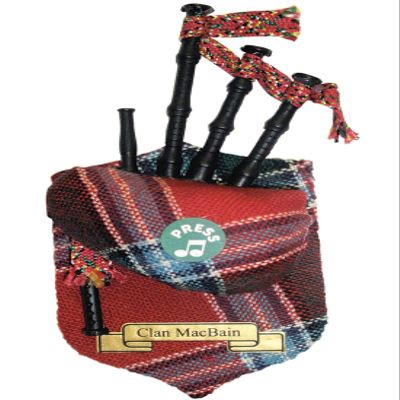 MacBain Clan Musical Bagpipe Fridge Magnet, Made in Scotland