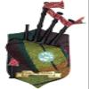 MacMillan Clan Musical Bagpipe Fridge Magnet, Made in Scotland view 1
