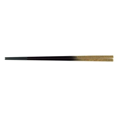Chopsticks, OL-33-6, PBT, 9.4 inches (23.7 cm), Cone Head Square Chopsticks, Two Color Gold Foil