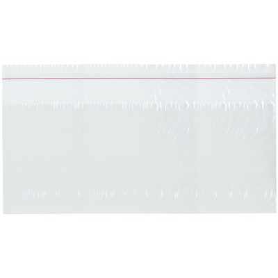 Plymor Polypropylene Resealable 1.25 Mil Clear 10" Sub Sandwich Bag, 14" x 7" (Case of 1000)