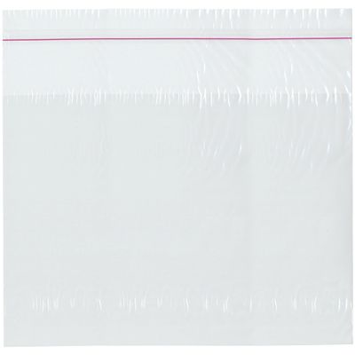 Plymor Polypropylene Resealable 1.25 Mil Clear 6" Sub Sandwich or Food Wraps Bag, 10" x 8" (Case of 1000)