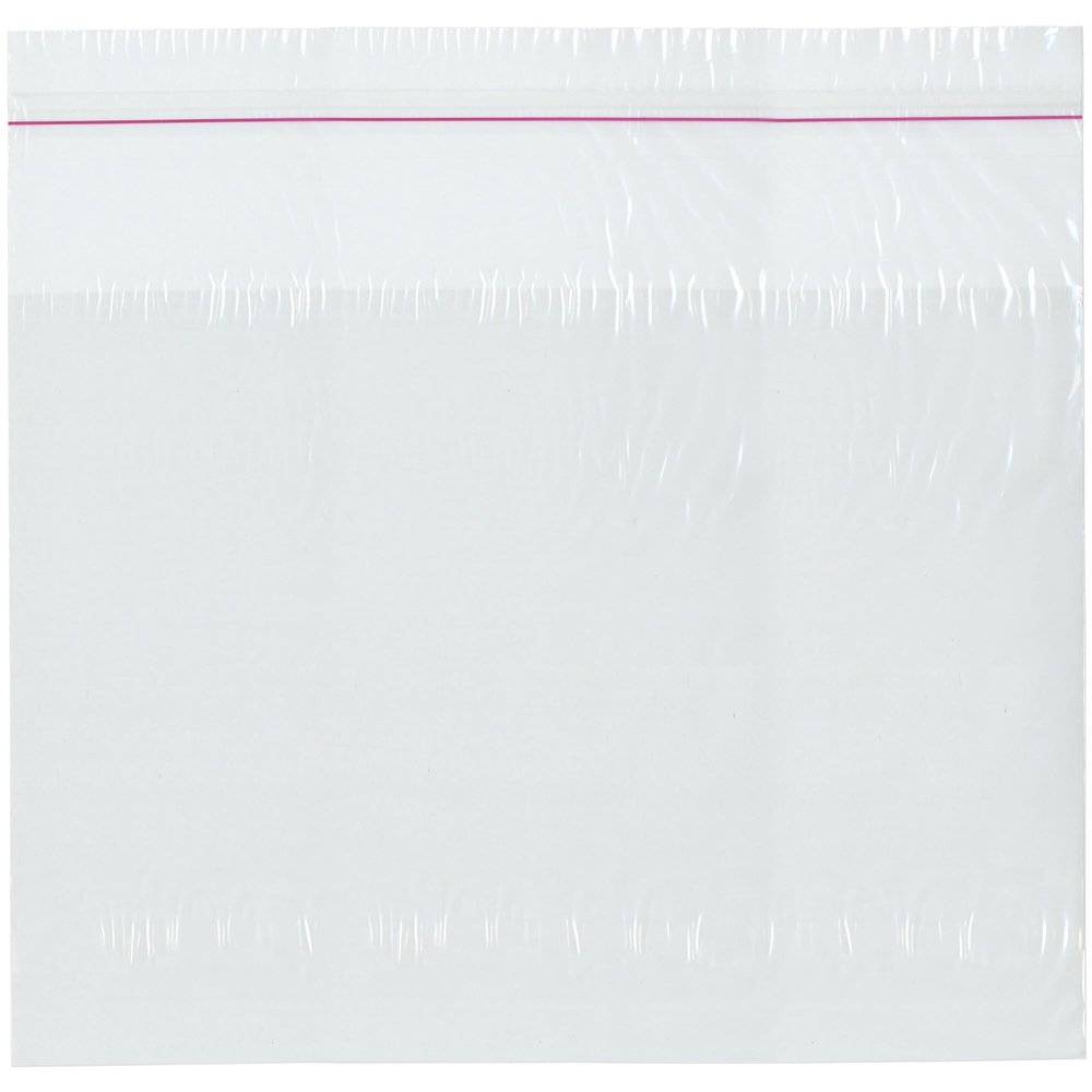 Plymor Polypropylene Resealable 1.25 Mil Clear 6" Sub Sandwich or Food Wraps Bag, 10" x 8" (Case of 1000)