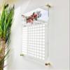 Large Clear Acrylic Chore Chart for wall | Dry-Erase Message White Board Calendar Wall Mounted Office Home Family Organization Tools Must Haves School Kids Adult Mom Teen Monthly Weekly ADHD Tools view 2