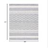 SAFAVIEH Striped Kilim Collection 4' x 6' Navy/Ivory STK515N Handmade Flatweave Cotton Area Rug view 2