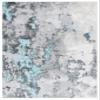 SAFAVIEH Area Rug 8x10 - Adirondack Collection - Large - Turquoise & Grey, Modern Abstract Design, Non-Shedding & Easy Cleaning, Ideal for Living Room, Bedroom, Office, Dining Space (ADR134K) view 2